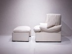 Cassina ixc. 678 PORTOVENERE 1Pソファ&オットマン / イタリア ヴィンテージ Vico Magistretti 名作 デザイナーズ ソファ 1人掛け カッシーナ ポルトヴェーネレ