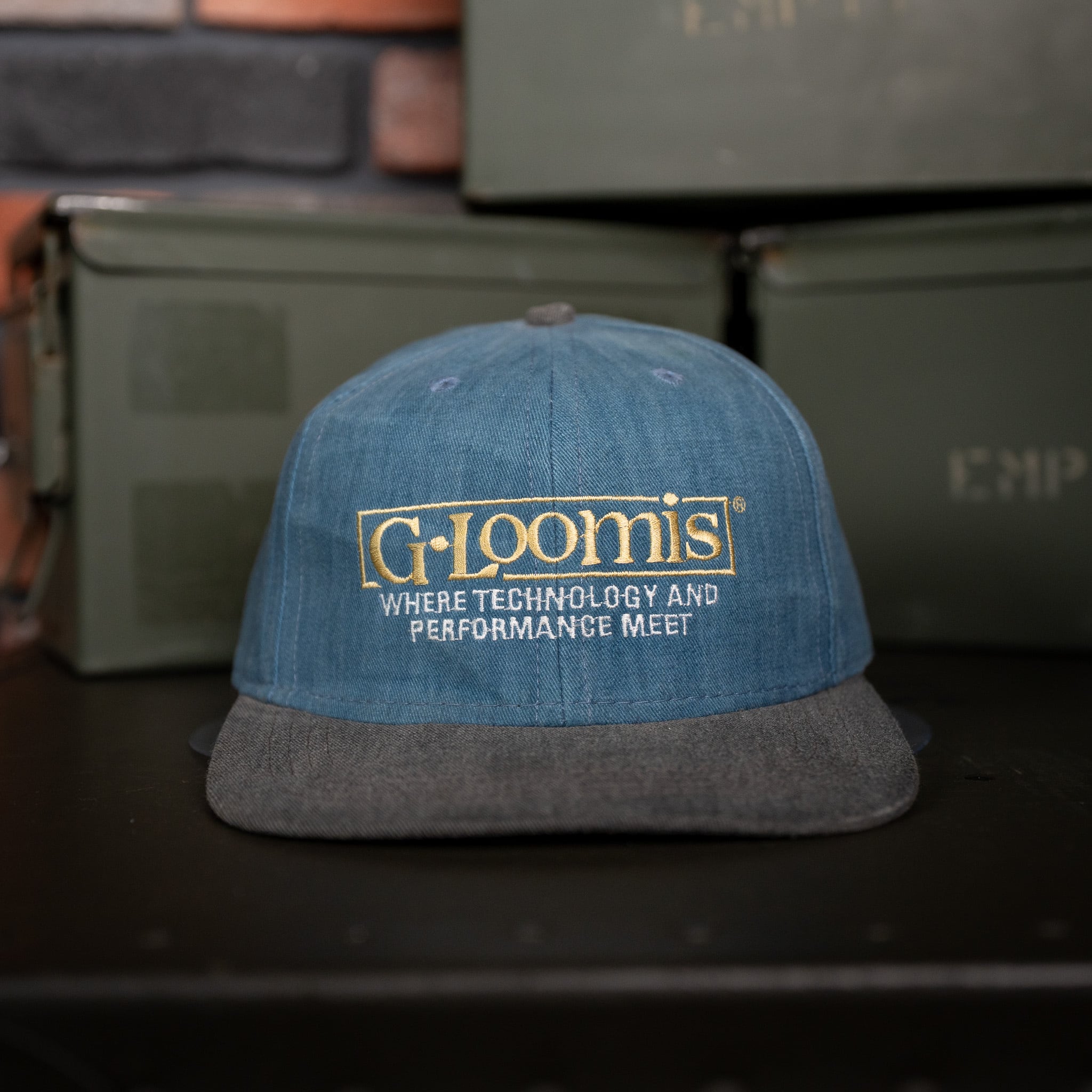 【Made in USA】 Vintage Trucker Cap "G・Loomis" ヴィンテージ トラッカーキャップ No.6