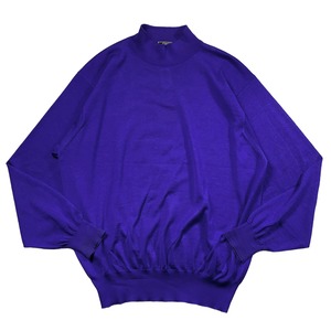 GIANNI VERSACE purple knit sweater