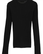 CLANE SHEER RIB KNIT TOPS 2色展開