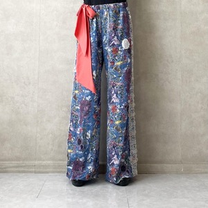 lace track pants flower【pays des fees】