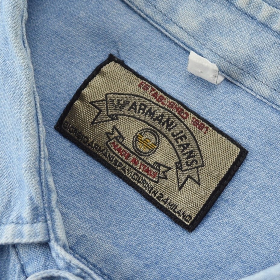 90s ARMANI JEANS アルマーニ ジーンズ ワイドデニム