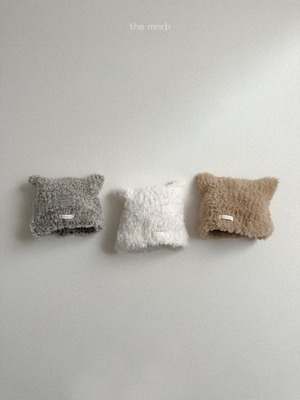 【予約】minirobe) boucle cat beanie♡