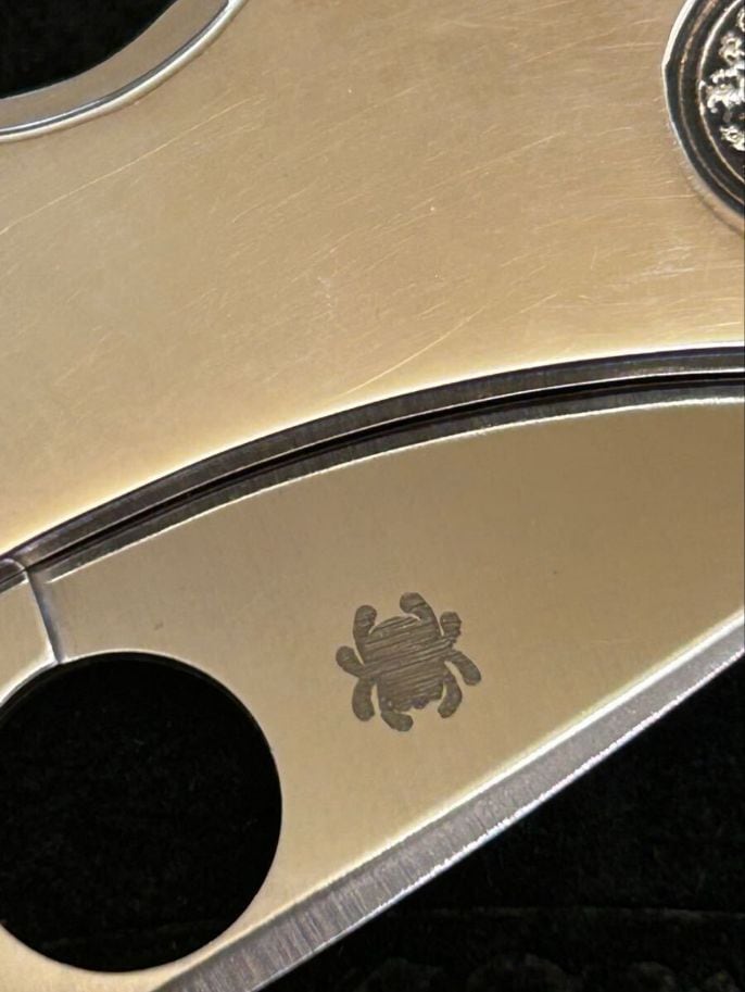 CHROME HEARTS クロムハーツ Spyderco スパイダルコ コラボ ナイフ