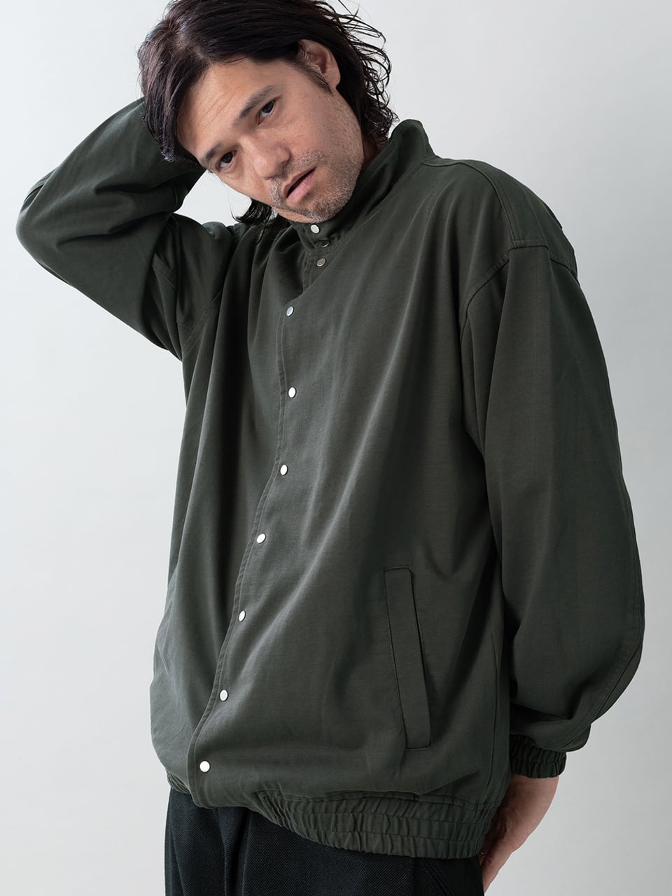 EGO TRIPPING (エゴトリッピング) MOLD-SWEATJACKET スタンドブルゾン