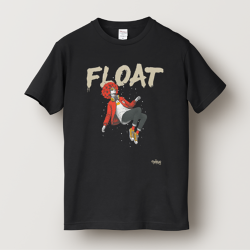 HibiscusBoy ”FLOAT” T-shirt Black