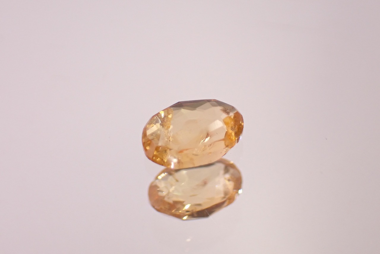 【原石セット】インペリアルトパーズ　0.60ct/4.49ct　[D3-218]