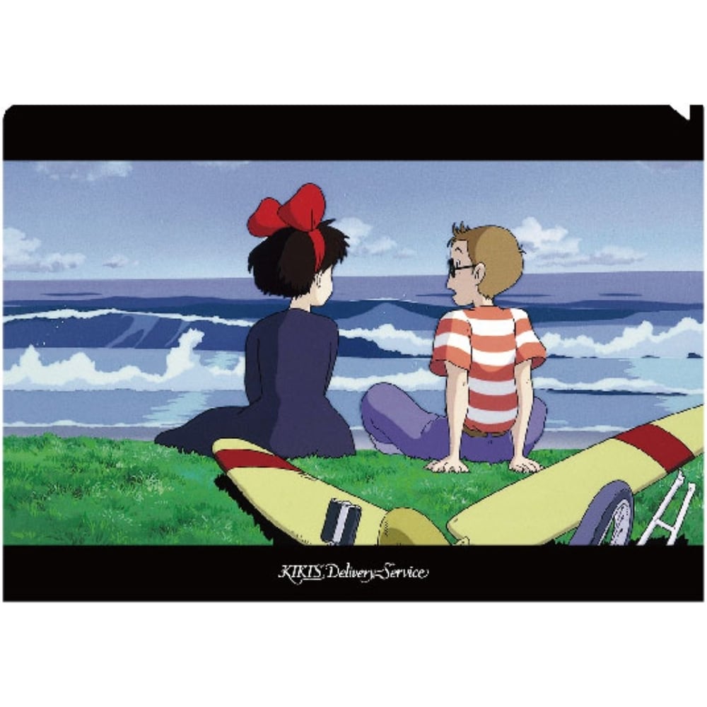 魔女の宅急便 A4クリアファイル 海辺のキキとトンボ（7968） | す