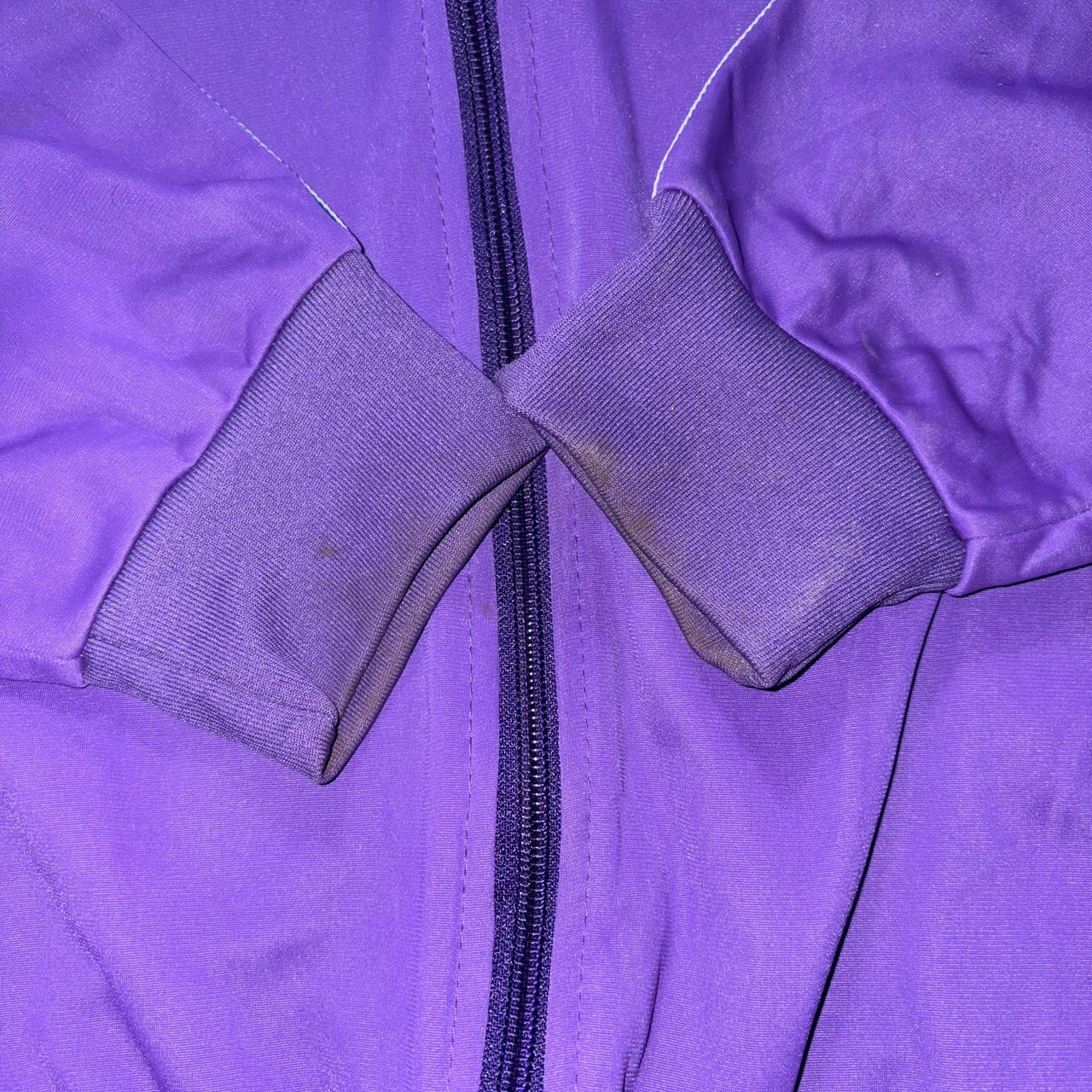 vintage 1980’s CHAMPION purple track jacket