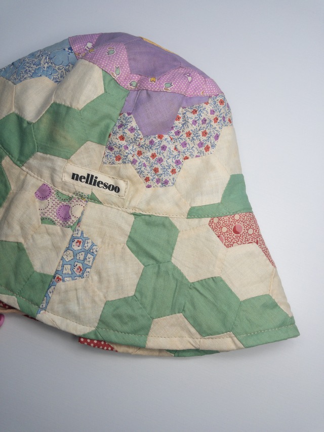 《即納》Nellie Soo / vintage quilt hat 005 (2-4Y)