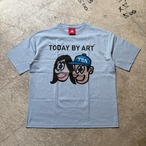 TODAY BY ART 今日太郎 Tシャツ BLUE
