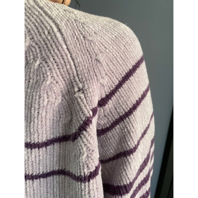 Purple onetone knit