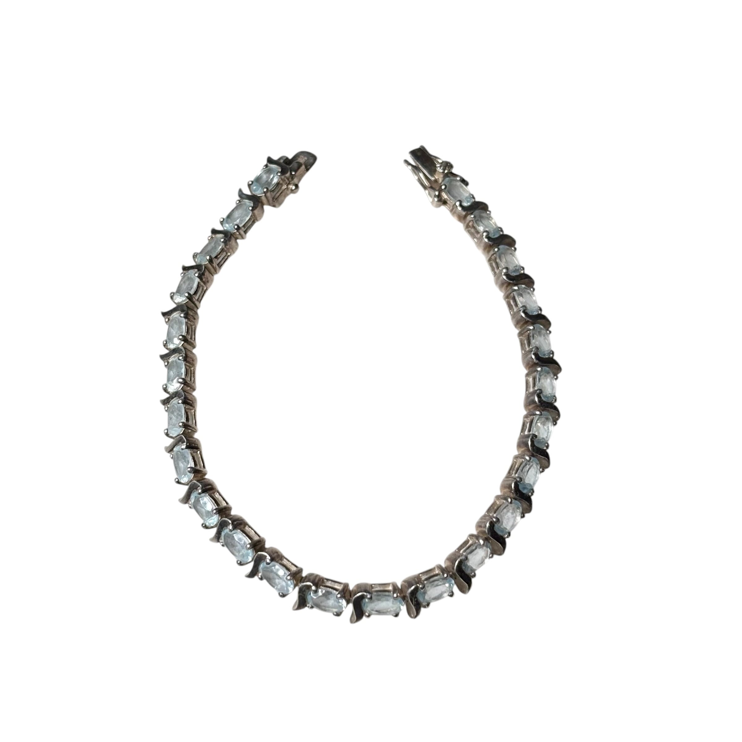 【VINTAGE】MEXICO LGUALAイグアラ製 シルバーIDブレスレット vintage Mexican silver ID plate bracelet | NOIR ONLINE