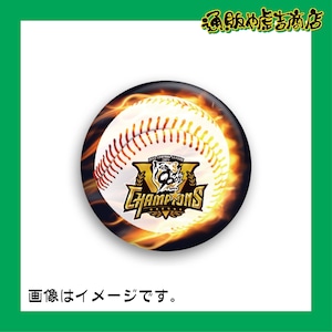 25阪神タイガースセ・リーグ優勝記念缶マグネット 定番/火の玉ボール