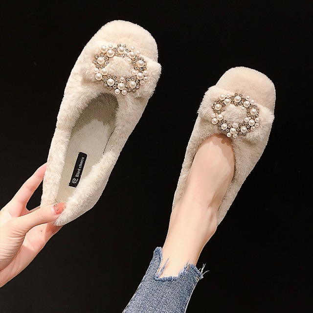 ウィンターレッドカジュアルファー 靴 シューズ 冬物 フェイクシューズ95930564432