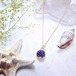 Druzy necklace(Dark purple)