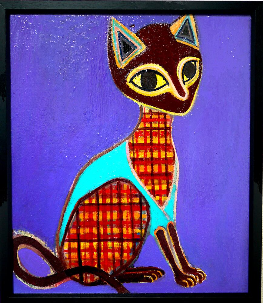 油彩画 | チャネコ | CAT | OIL x CANVAS 2018