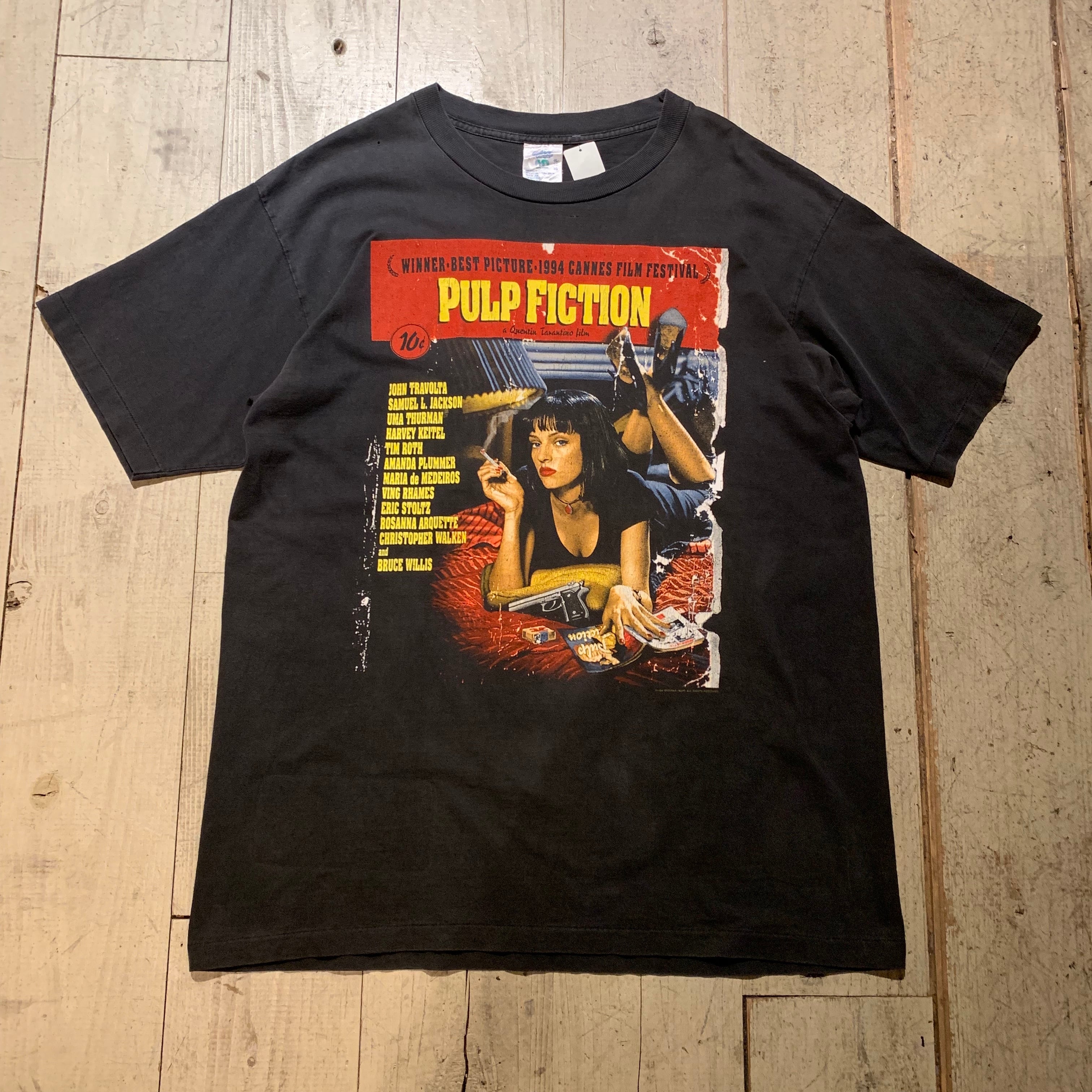 90s PULP FICTION T-shirt | What’z up powered by BASE