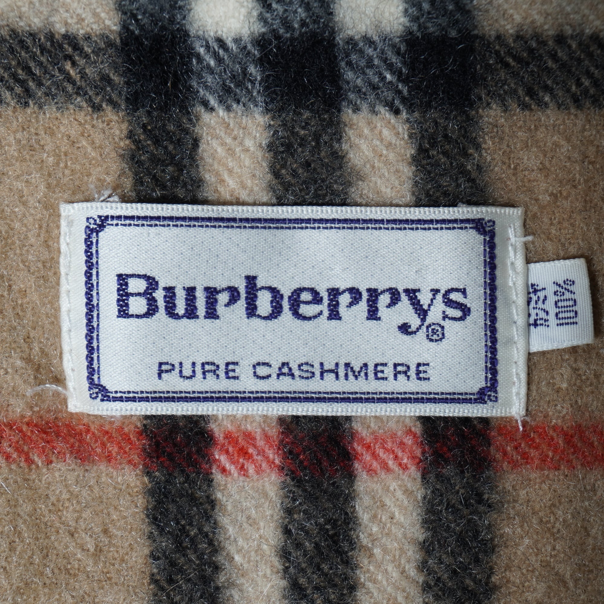 BURBERRY】バーバリー CASHMERE100%ノバチェックマフラー beige | MIXHIVE