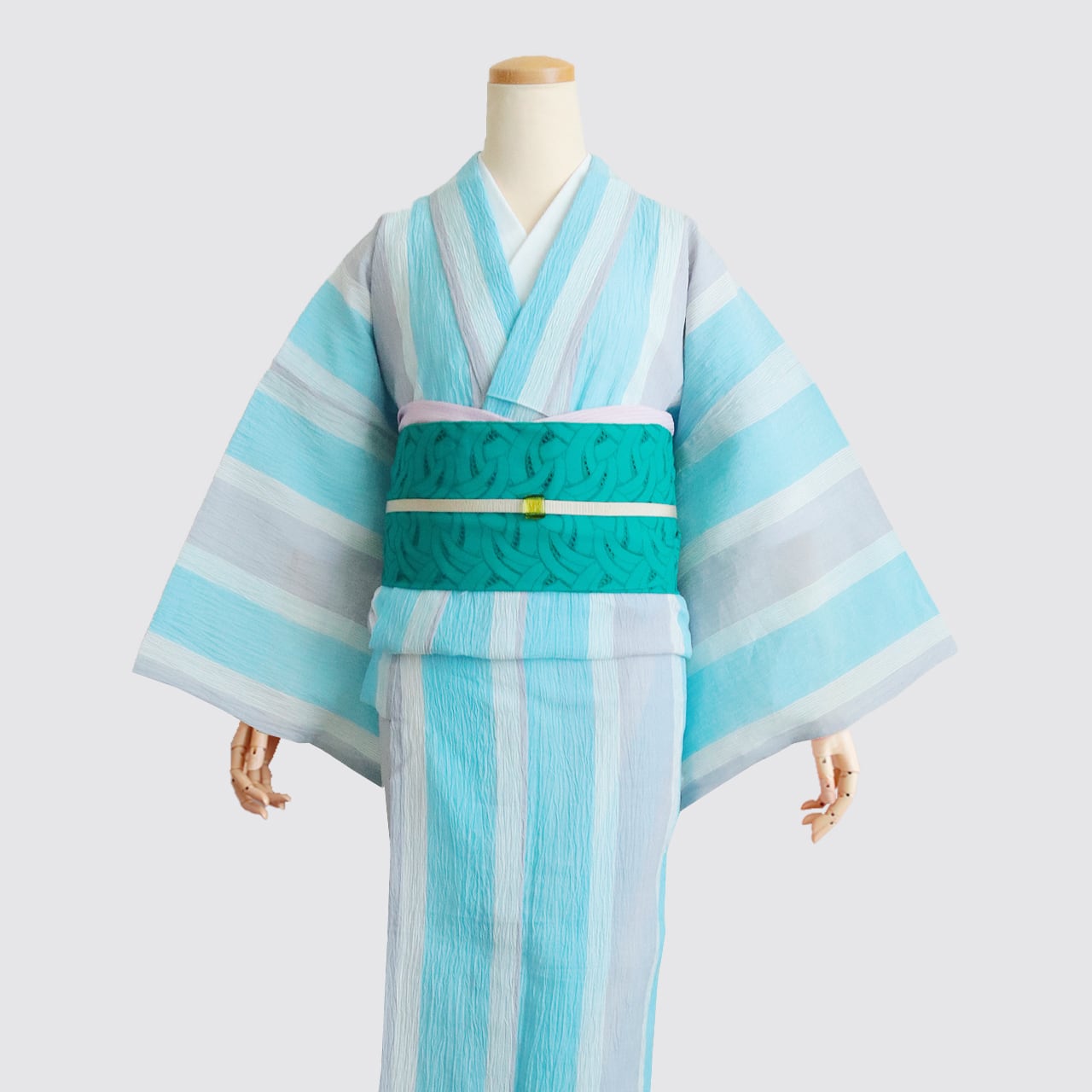 夏着物 単衣 小千谷ちぢみ 麻100 洗える 単品 日本製 | IKS COLLECTION