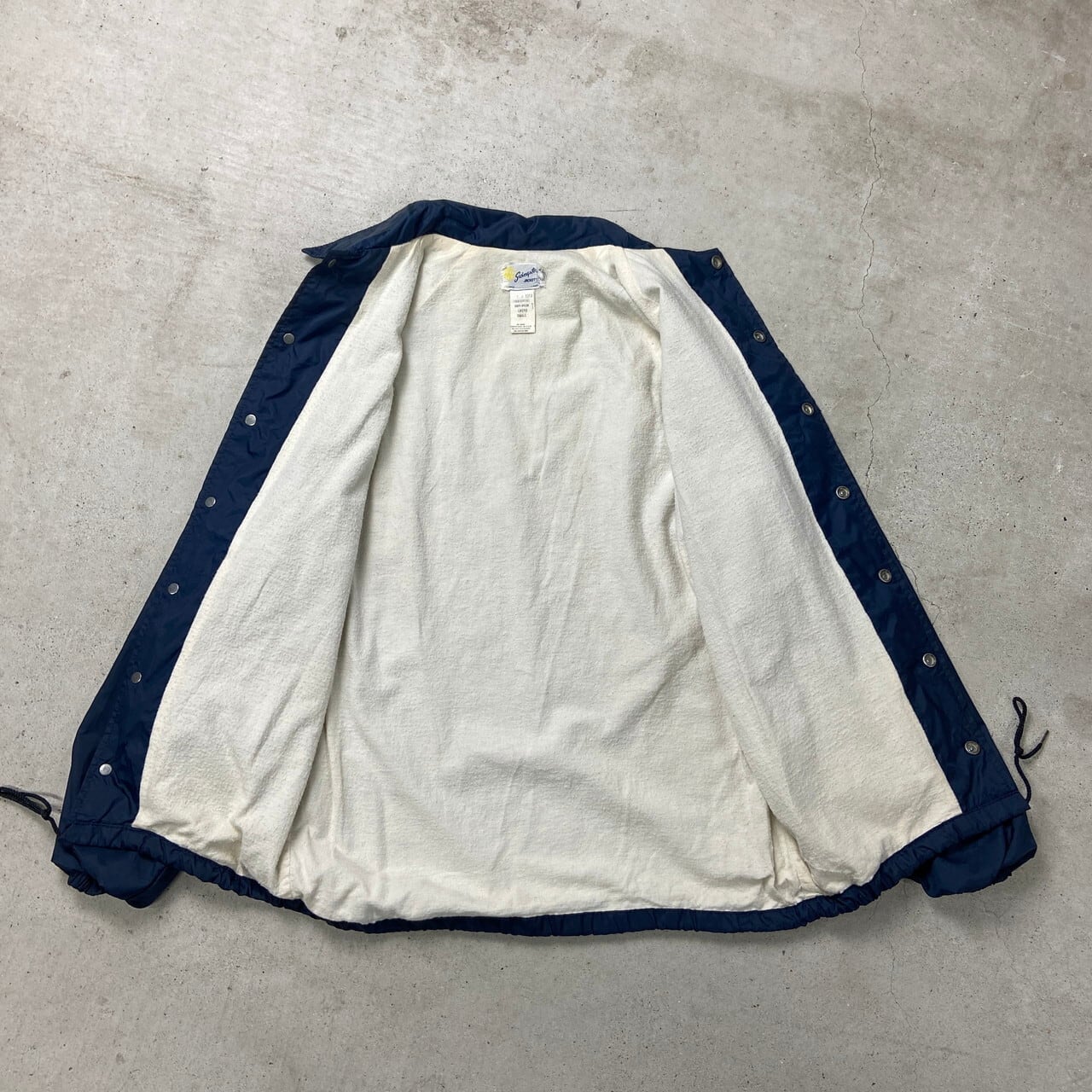 70年~80年代 USA製 Swingster コーチジャケット NAVAL メンズS 古着