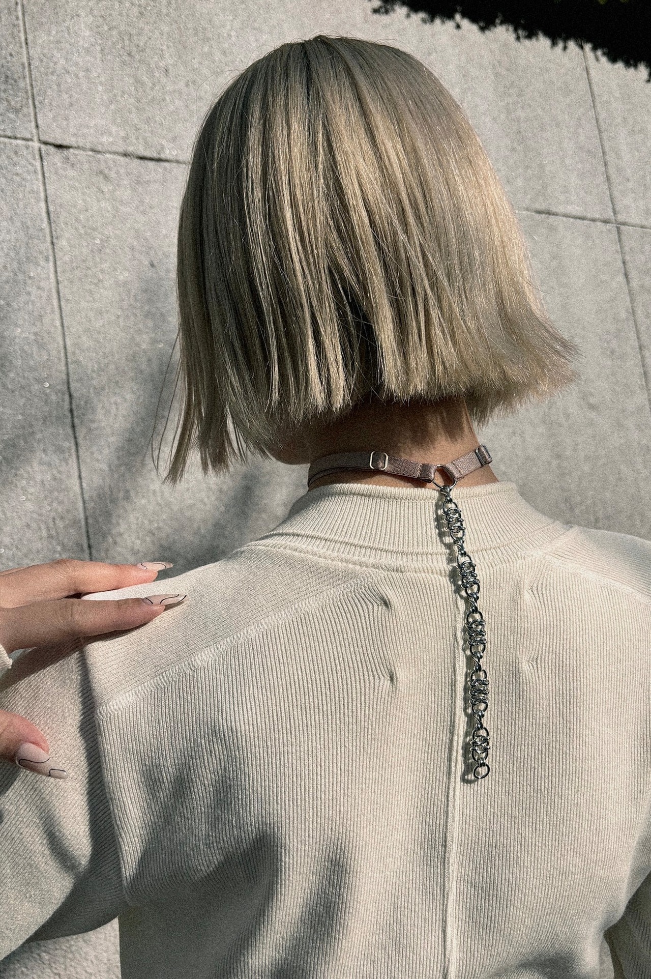 Strap Chain Harness / MILKY WHITE - 6