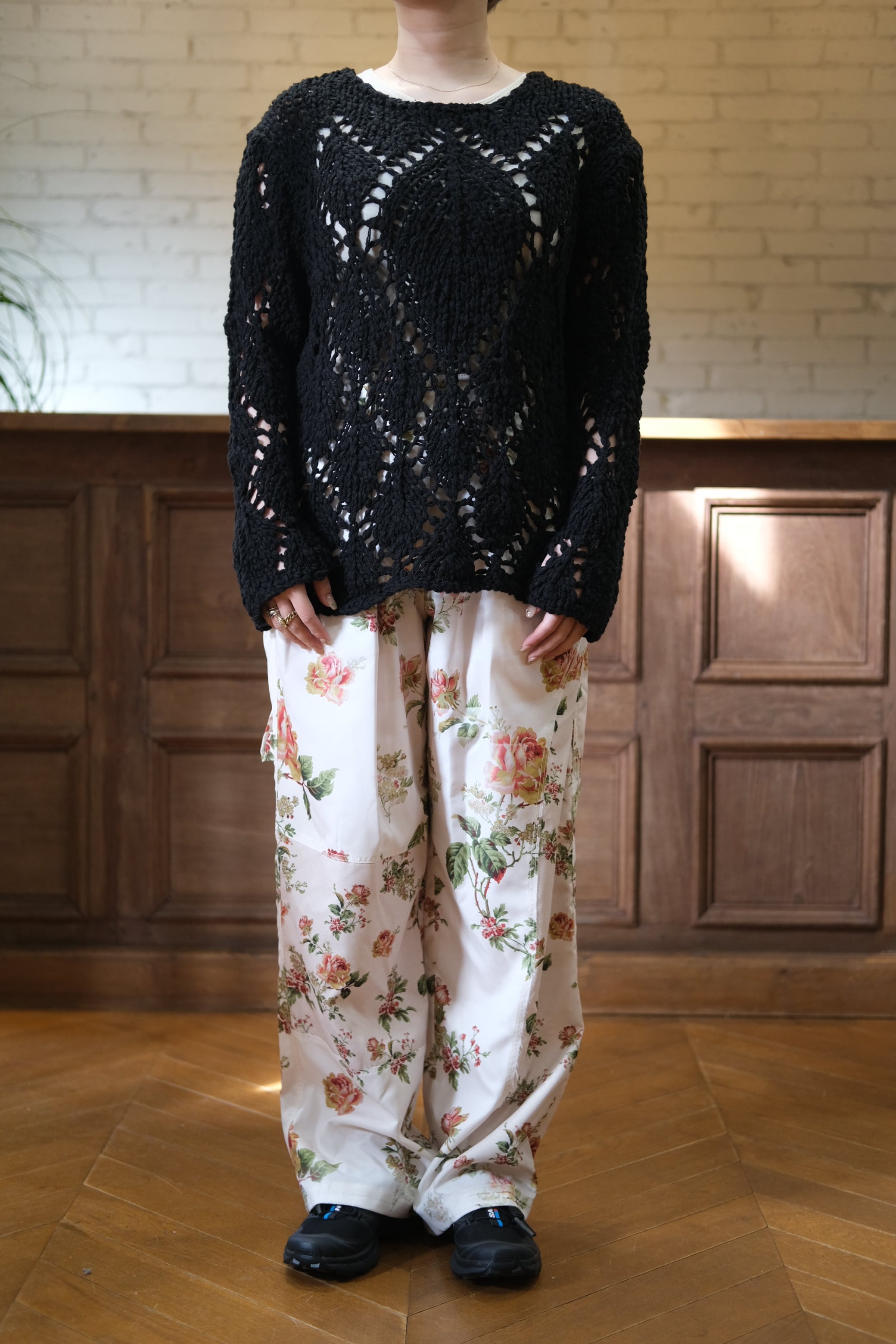 OPEN YY】PANELED PAJAMA PANTS | loop