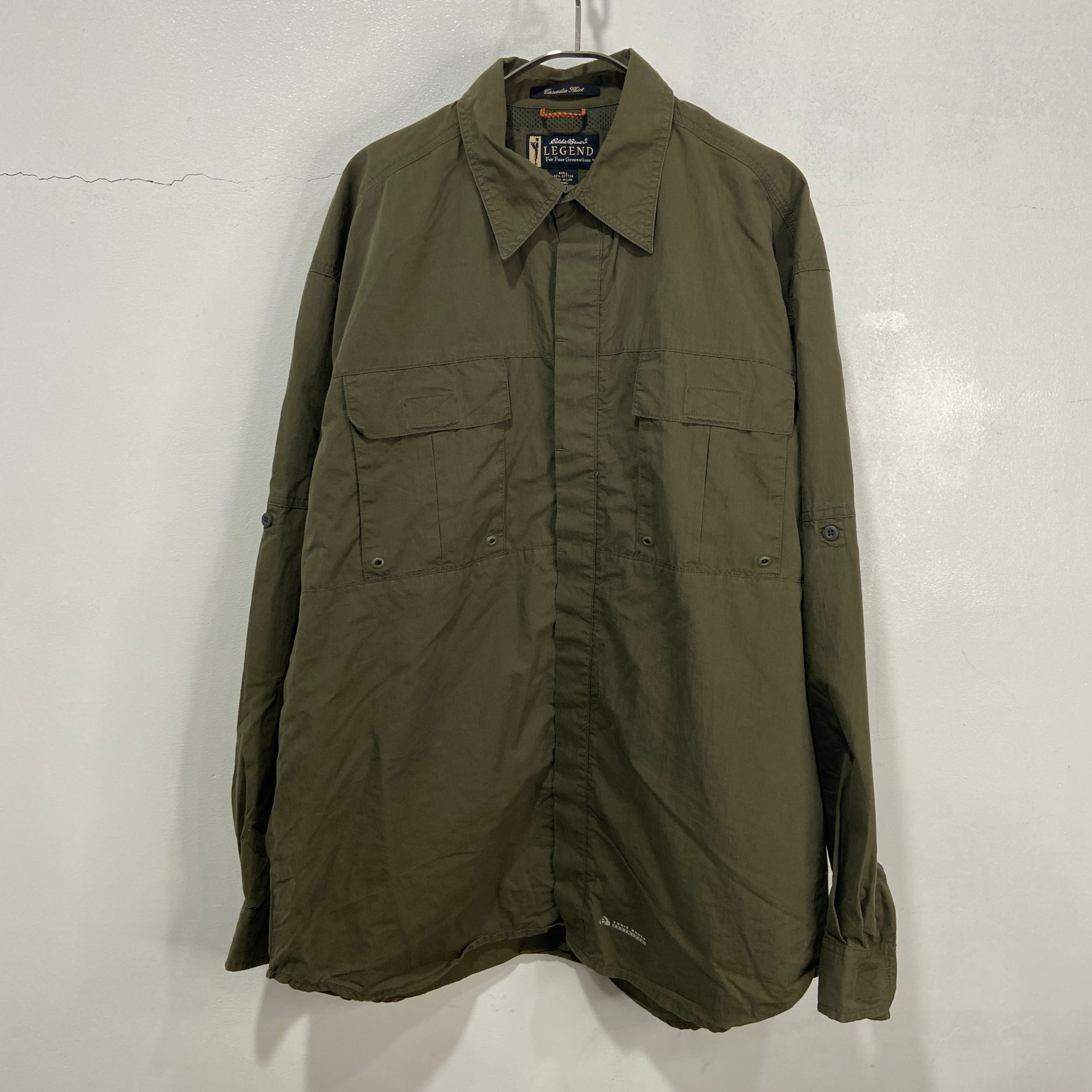 USA製 Eddie Bauer エディーバウアー フィッシングジャケット90s 