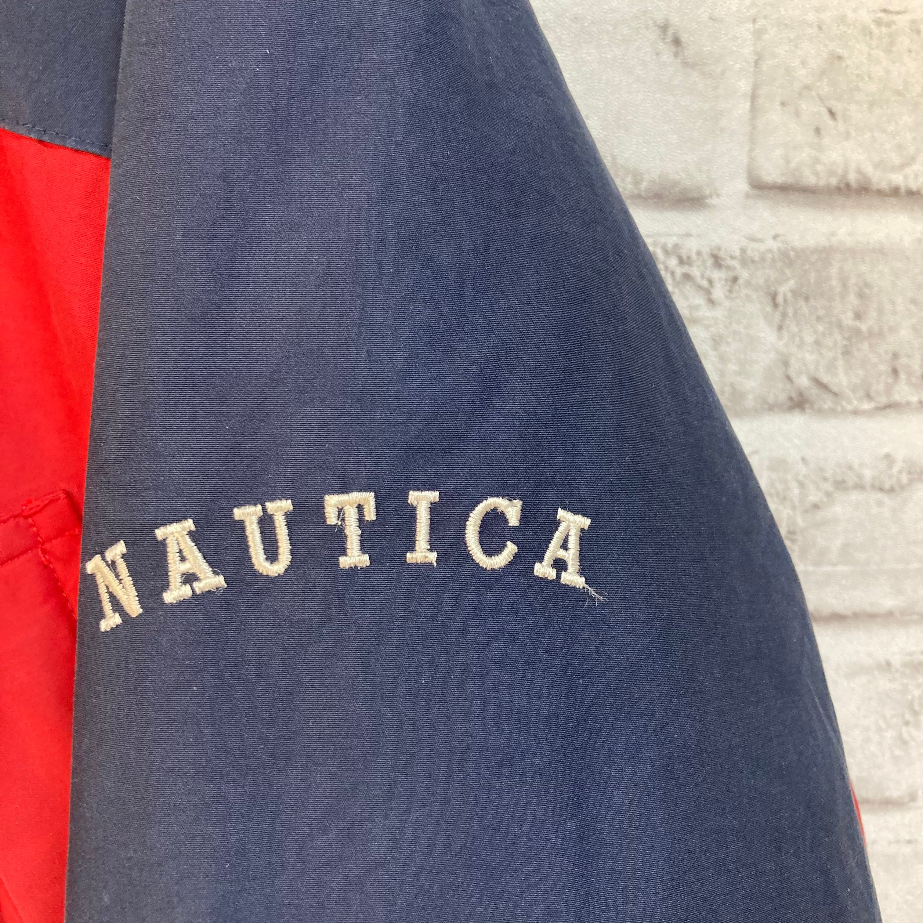 nautica】Heavy Nylon Jacket L 90s “Old nautica”ノーティカ ナイロン 