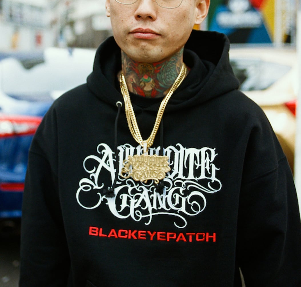 舐達麻 アフロディーテ ギャング クラシックロゴパイルT 黒 XL