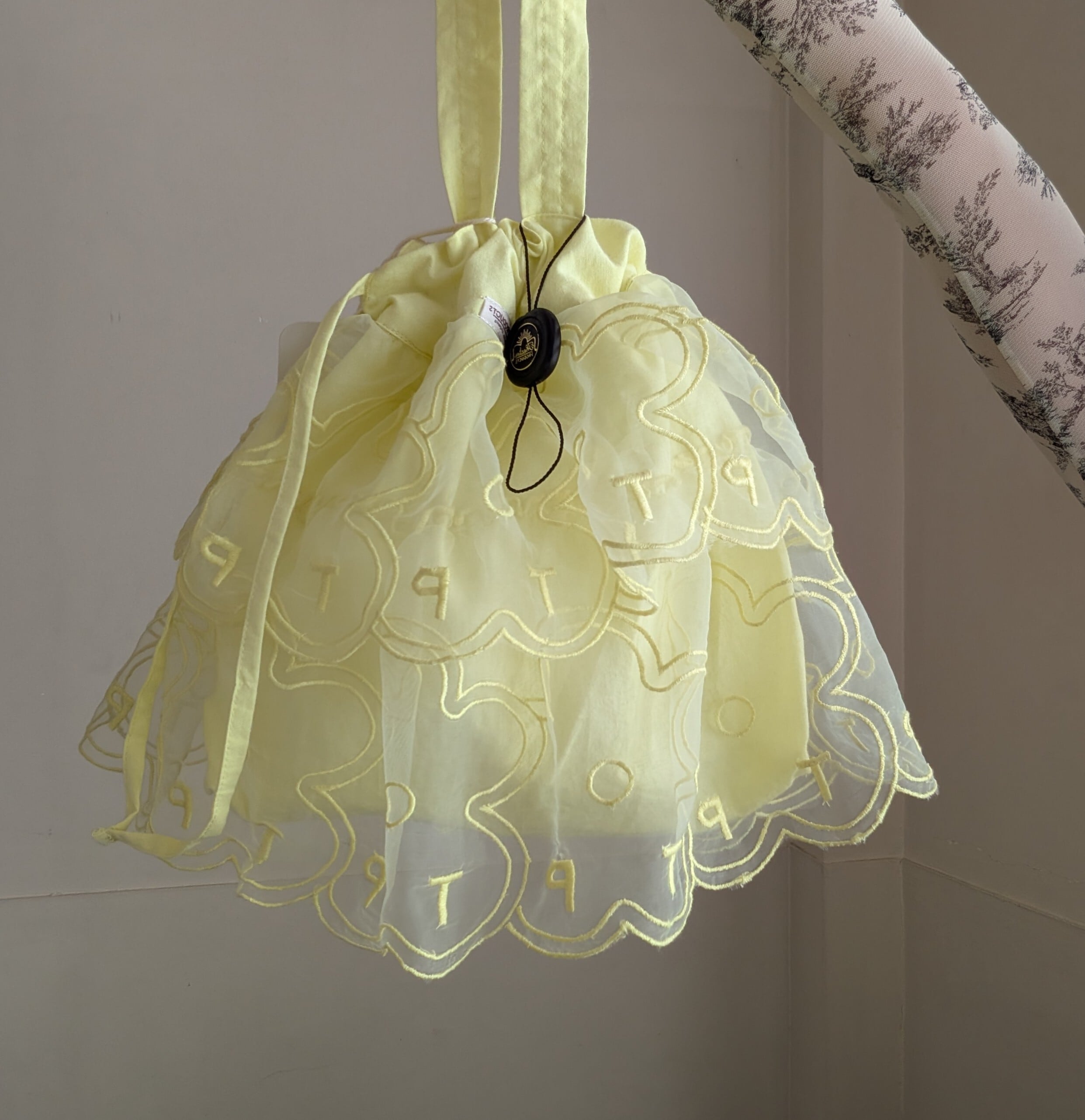 THEATRE PRODUCTS ］シアタープロダクツ / FLOWER ORGANDY TOTE BAG