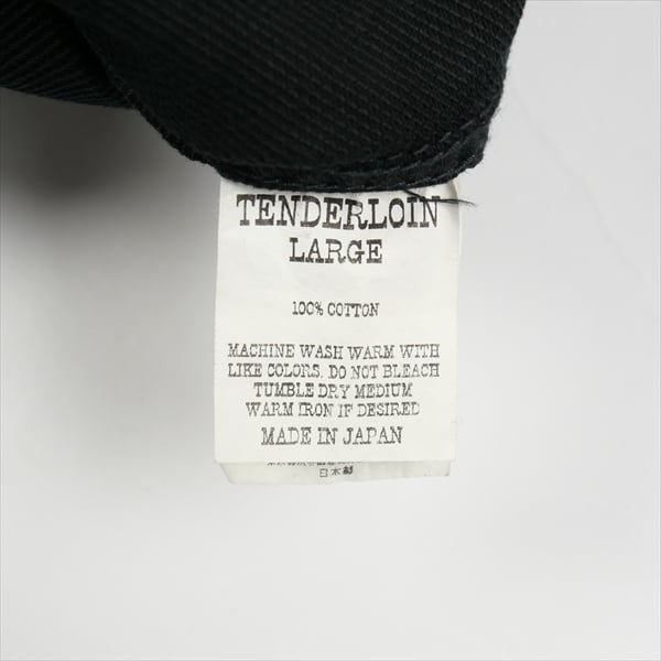 Size【L】 TENDERLOIN テンダーロイン PIQUE SHT SNAP BUTTON BLACK
