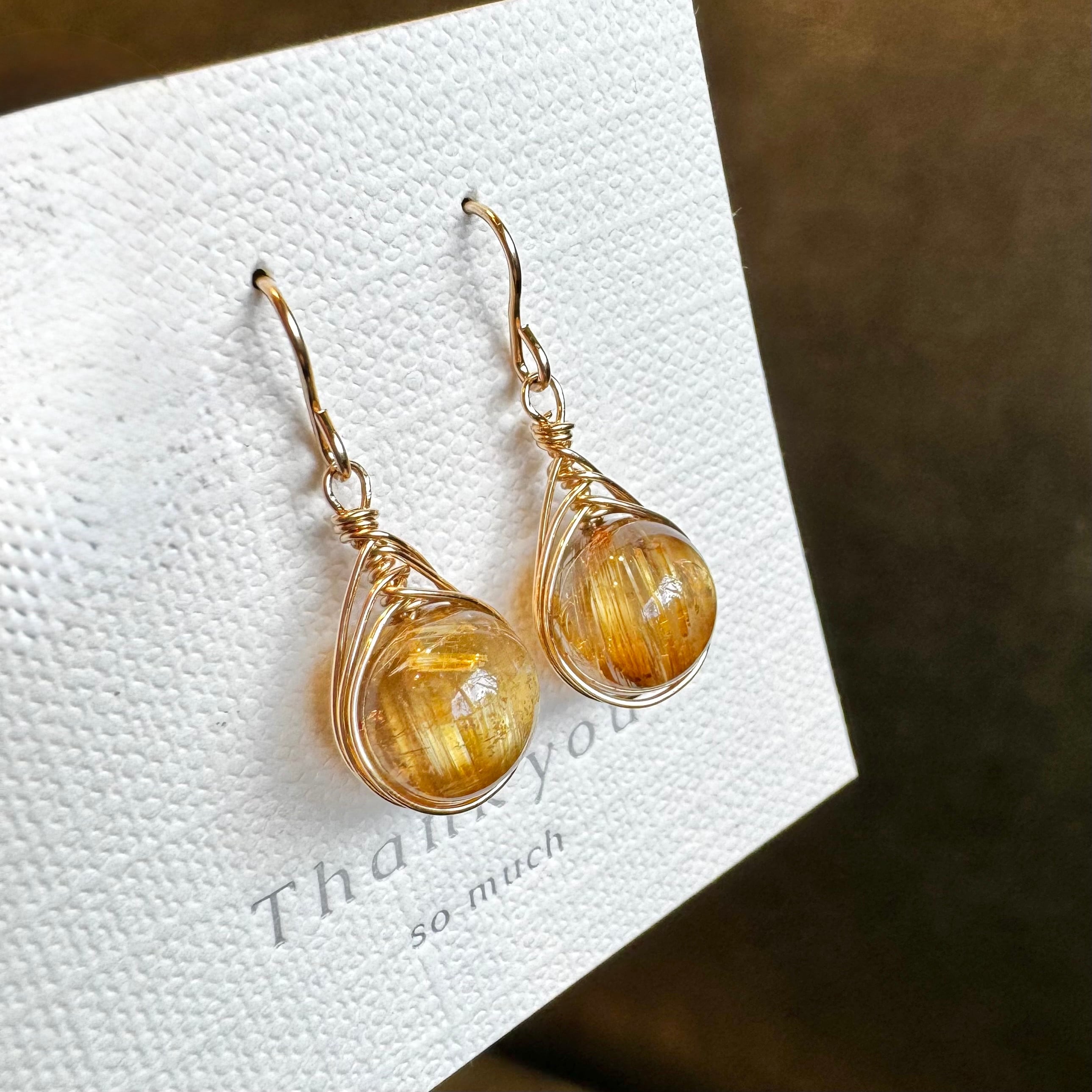 フォッシルコーラル＊ピアス・ピンク系大きめ花柄 | Style du nature