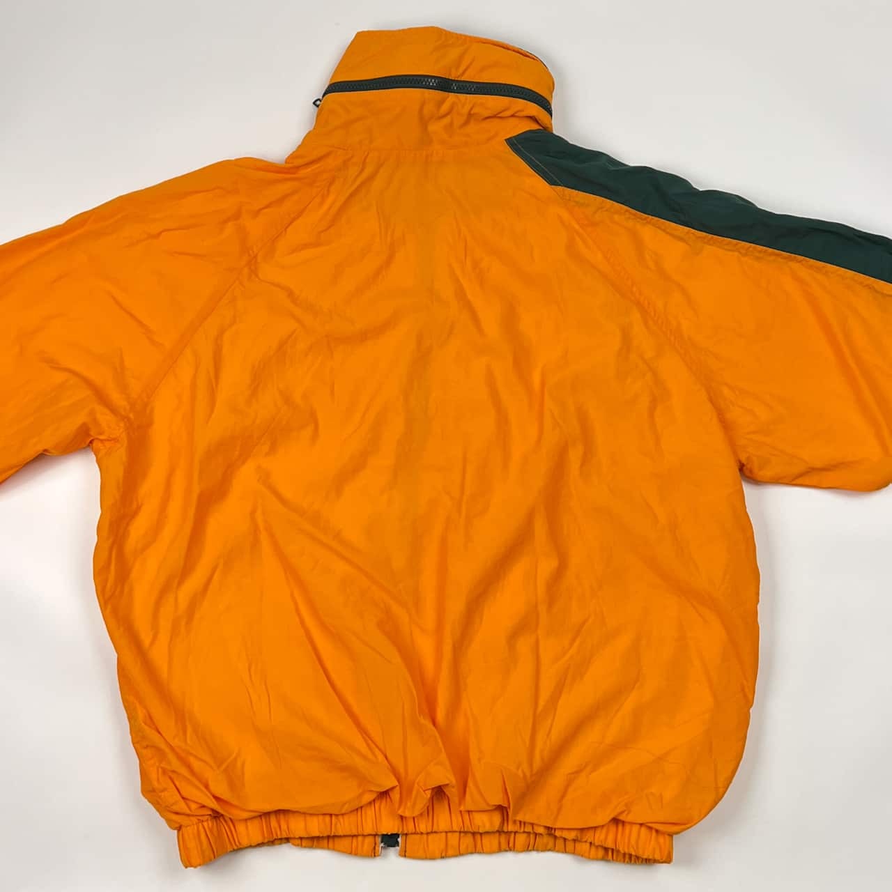 Canterbury of New Zealand カンタベリー ナイロンジャケット ジャンパー L/イエロー オレンジ系 メンズ 収納フード