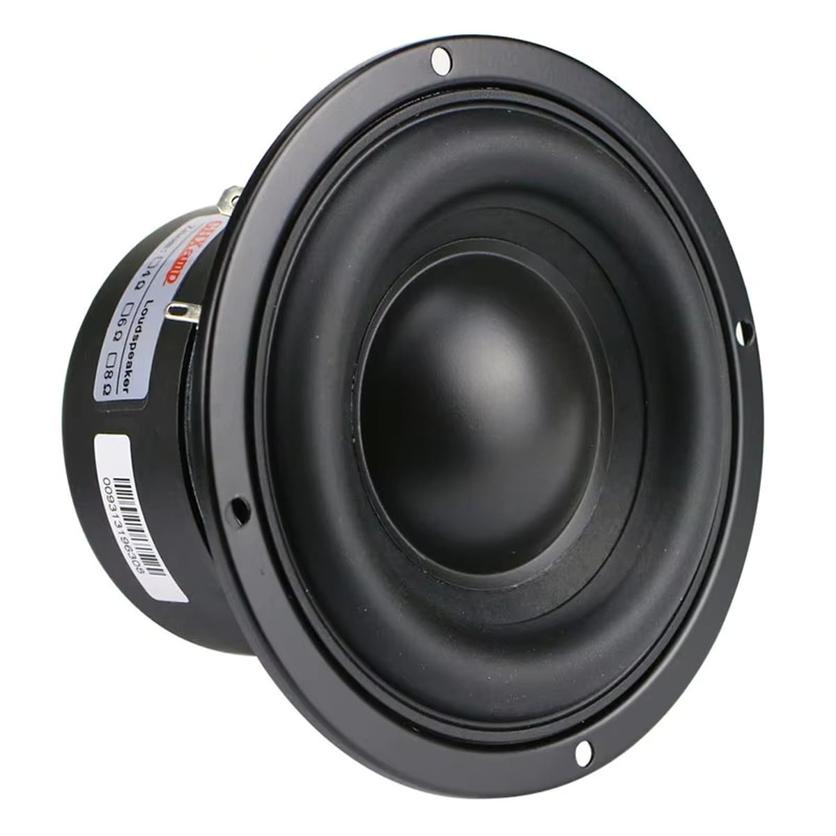 スピーカーユニット サブウーファー 4インチ 40W 4Ω ラウンド スクエア