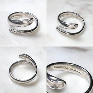 TIFFANY silver snake ring