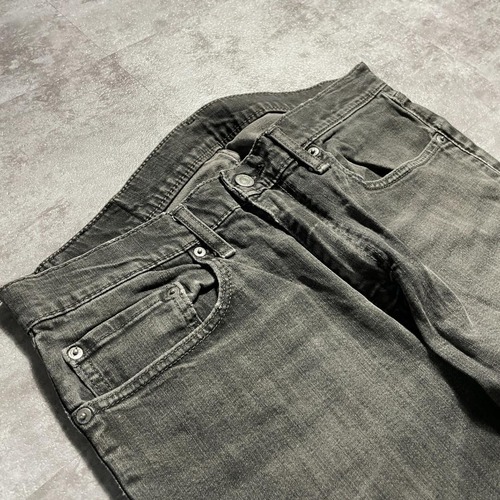 【W33 L30】 usa levi's 先染ブラック リーバイス 559 詳細写真5