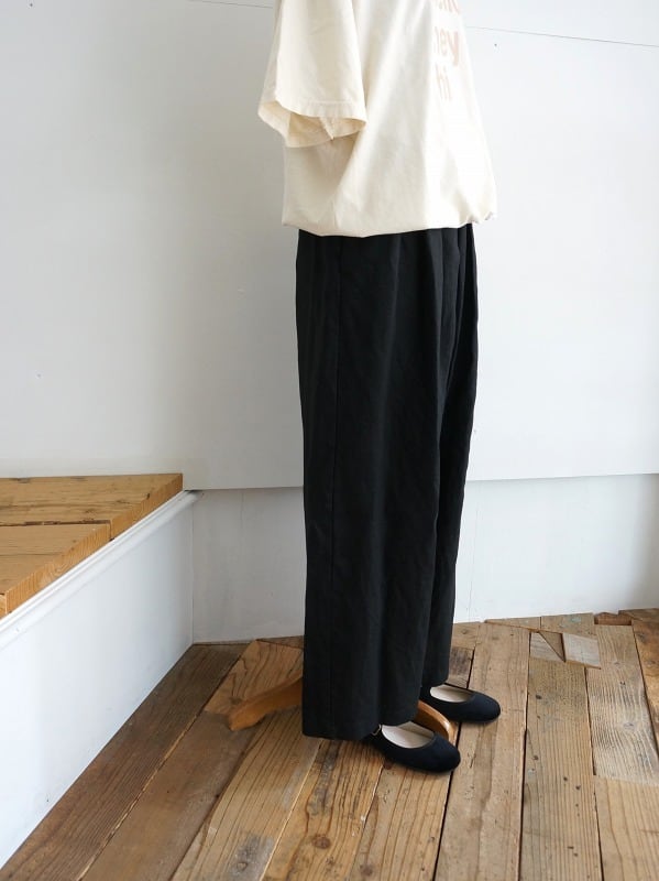 yuni ユニ リネン イージーゴムタックパンツ | Fimpen+Nul