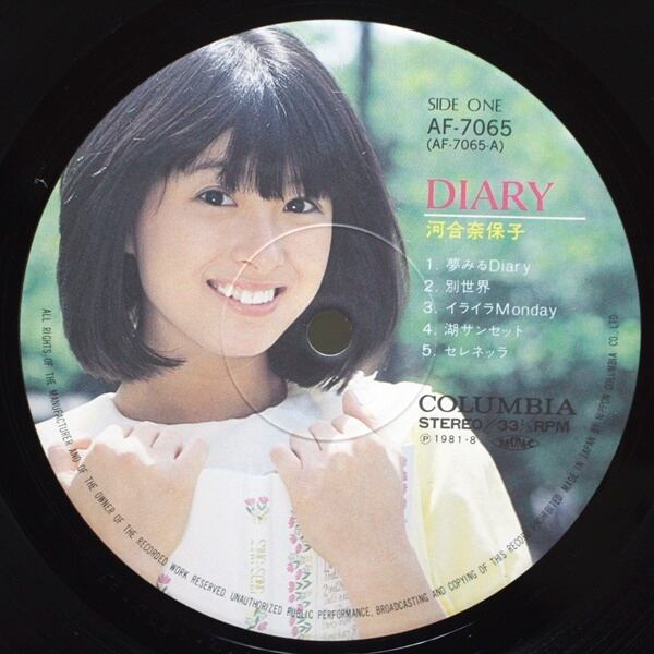 河合奈保子 / Diary ダイアリー [AF-7065] - 画像3