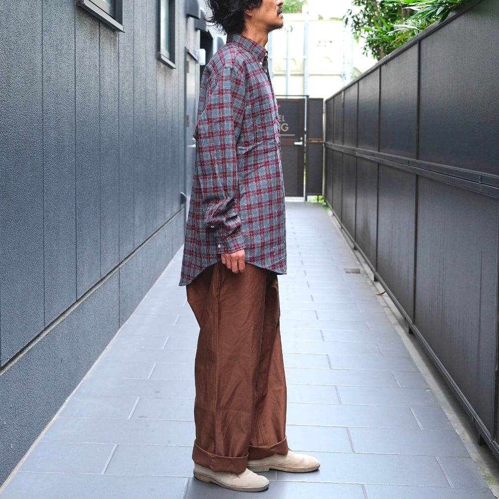 KENNETH FIELD(ケネスフィールド) /ROOMY B.D SHIRTSⅡ-RED-(7) | Signs