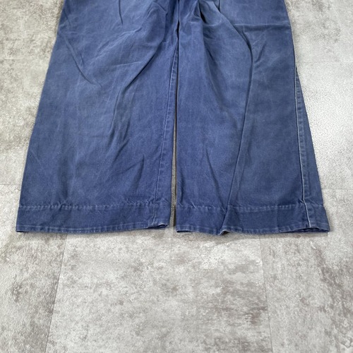 30-40s フレンチワーク Metis リネンパンツ 針式シンチ W34 詳細写真15