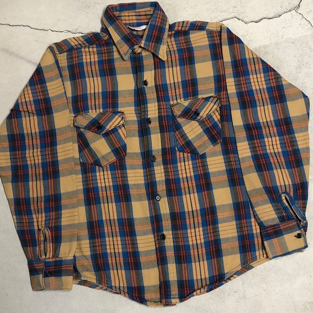 1980s FROST PROOF BLOWN FLANNEL CHECK SHIRT