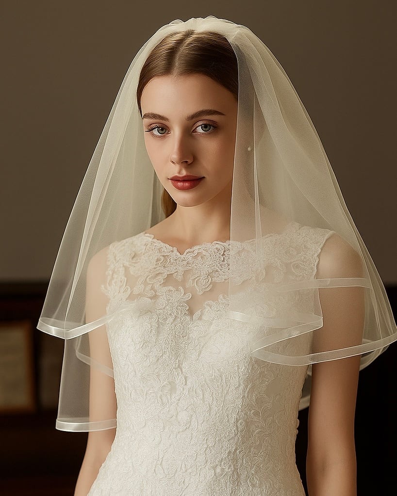 美品】お値下げ！ハイネックレースウエディングドレス　ベール・アクセサリーセット Amazon | ウェディングドレス ハイネック レース プリンセス