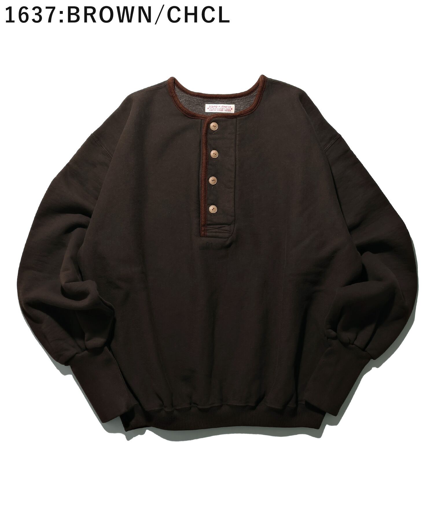 80 CLASSIC HENRY 80 クラシック ヘンリーネック スウェット GS2529970
