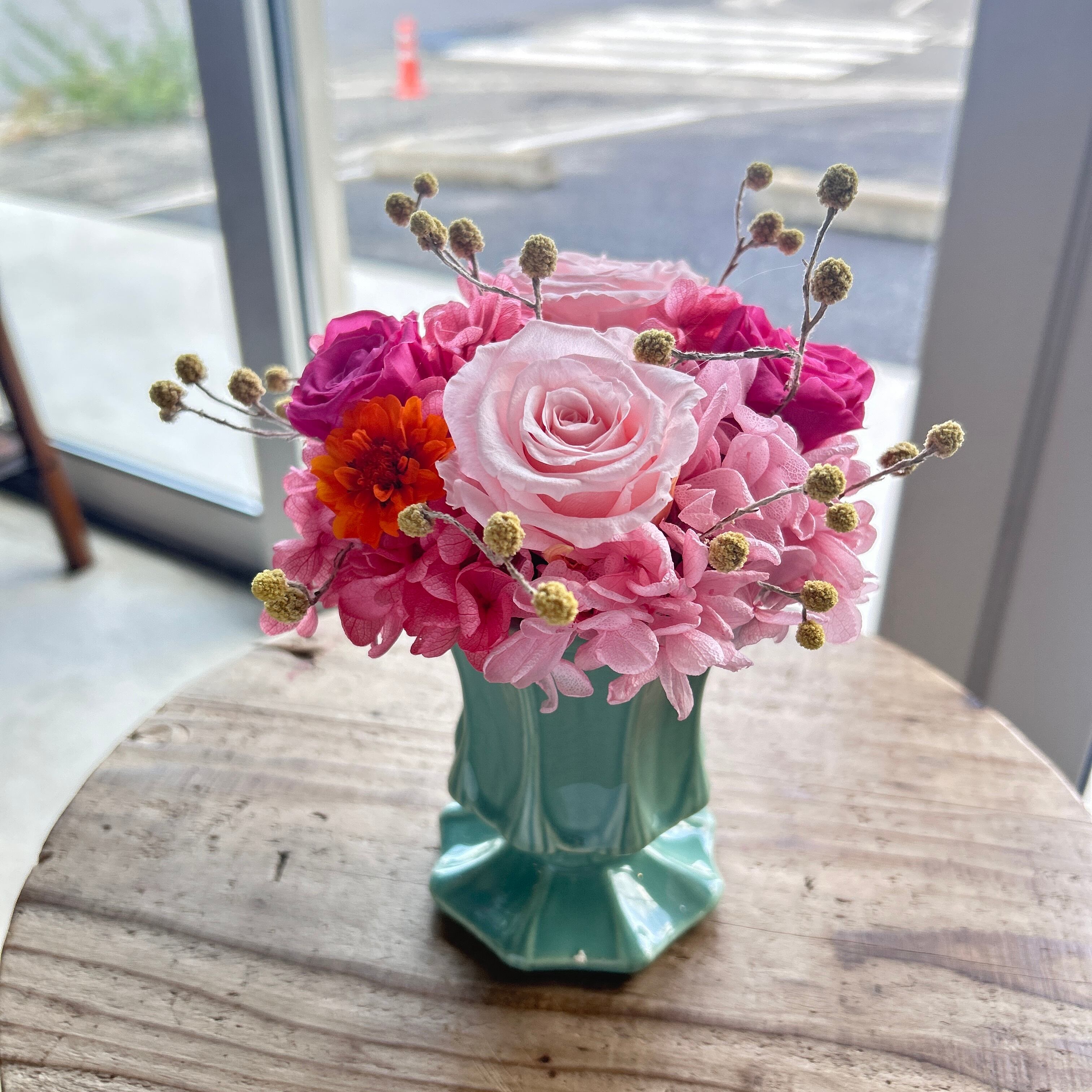 「ベルデ」プリザーブドフラワーアレンジメント