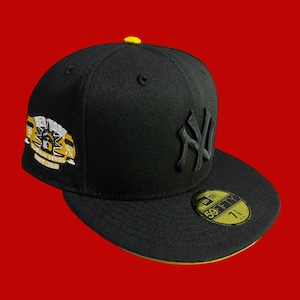 New York Yankees Subway Series New Era 59Fifty Fitted / Black (Yellow Brim)