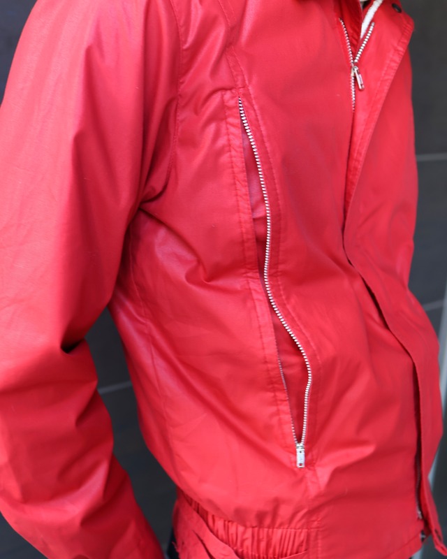 Side zip detail blouson