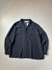 90s~ LIZ BAKER sheer shirt