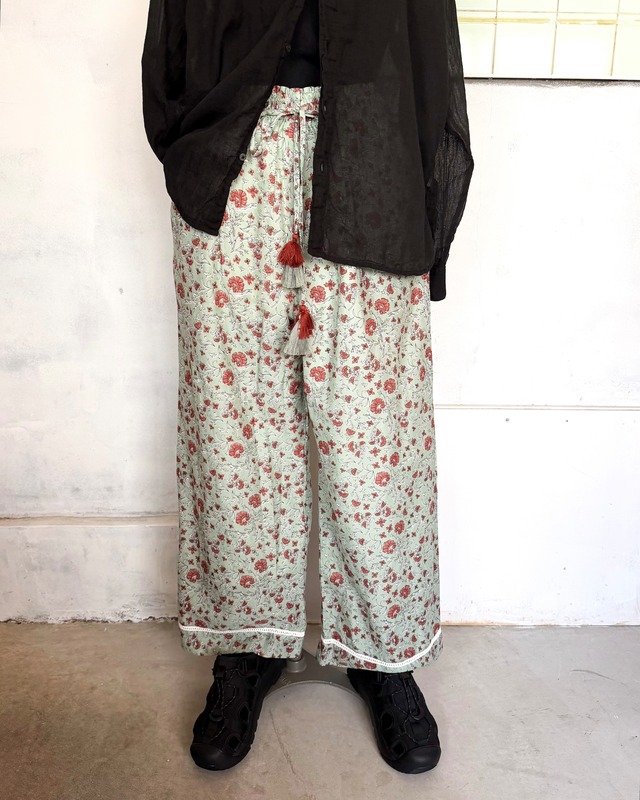 【marbleSUD WOMEN】magar BIG パンツ