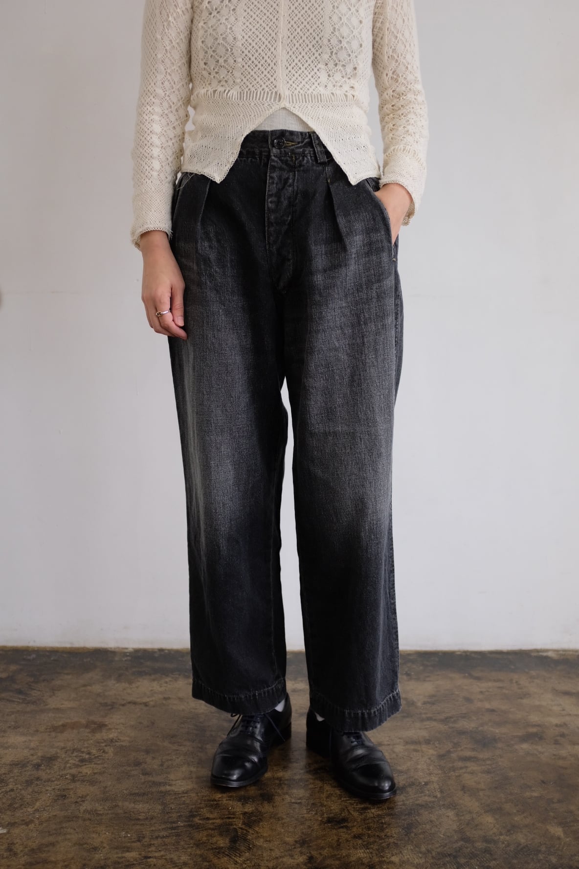 OUTIL]PANTALON MAGLIOC / FADED BLACK | YES-姫路の美容院と服のお店